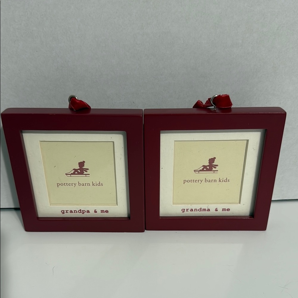 Pottery Barn Kids Burgundy Picture Frames